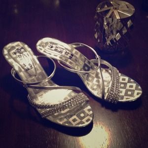 SOLD 2-Way Silver Heels SOLD