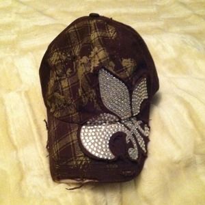 A Little Bling On A Rugged Hat