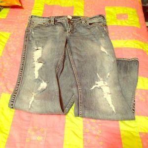 Silver jeans like new!!!