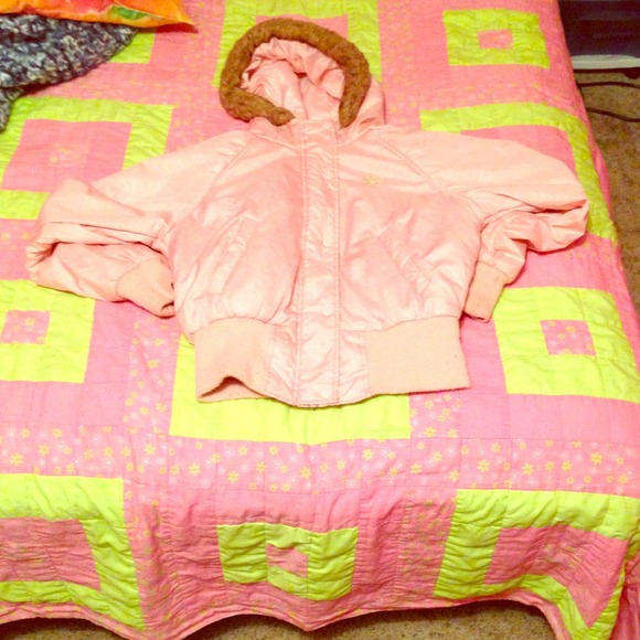 Pink South Pole winter coat