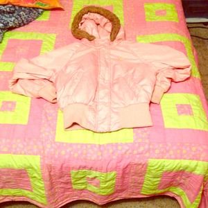 Pink South Pole winter coat