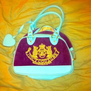 Bowling style handbag