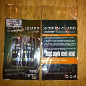 FRONT AND REAR IPHONE 4/4S SCREEN PROTECTOR. NEW
