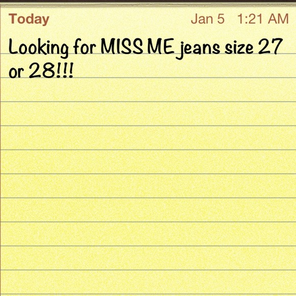 Pants - MISS ME JEANS!!!