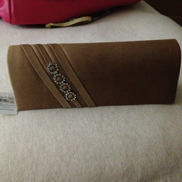 Brand New Brown Clutch