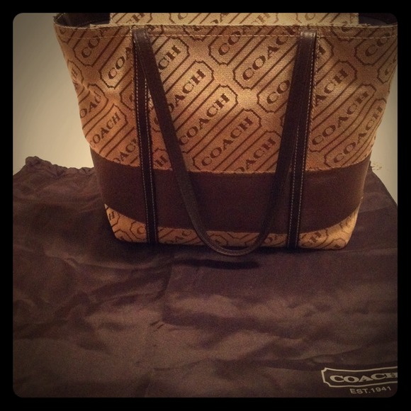 Bundle Coach handbag and coin purse