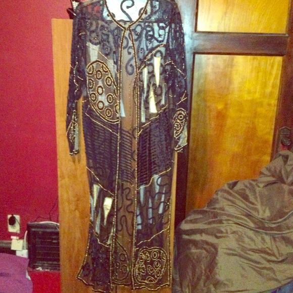 Beaded/Embroidered Walking Coat