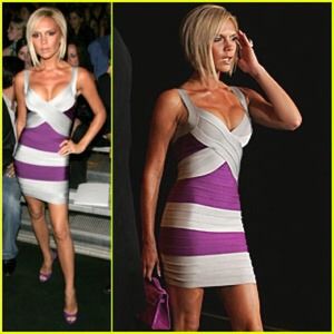 ✋SOLD✋Herve Leger Style Bandage Purple Dress