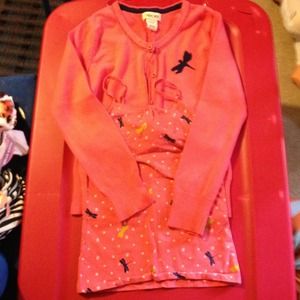 Sold @jeanine1277Girls size 7/8 tank & sweater set