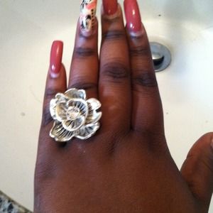 Big flower ring STRETCHABLE
