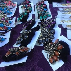 Butterfly hair scrunchi