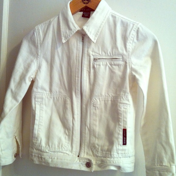 DKNY white jacket