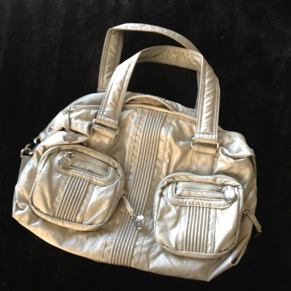NWOT SILVER KIPLING BAG