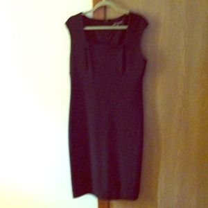 Black knee length dress