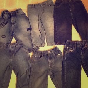 6 Pair of Boys 18mos Jeans/ Polo Sweaters Bundle