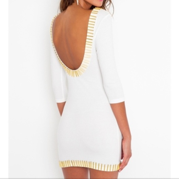 SOLD --- Gold Rush Dress