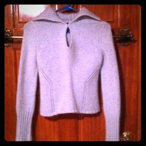 Light blue express sweater, 25% angora rabbit hair