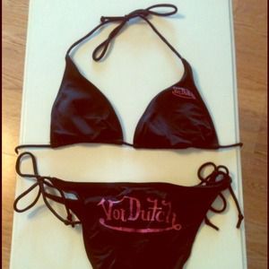 VonDutch black string bikini