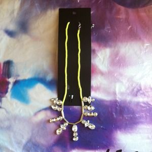 ReducedH&M Neon Cord Gem Necklace