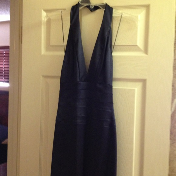 Papell Boutique evening dress. Deep purple