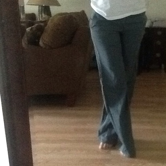 Gap Chinos wide leg light greenish blue color.