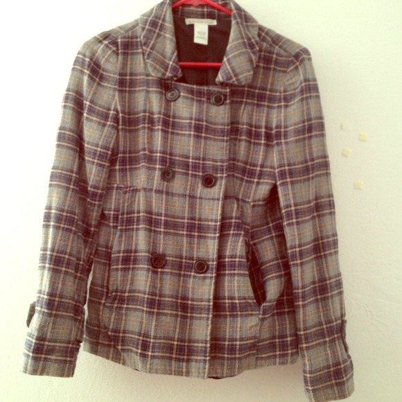 Button up lightweight peacoat