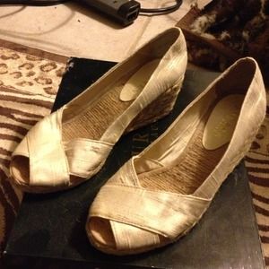 Super cute beige wedge- Ralph Lauren