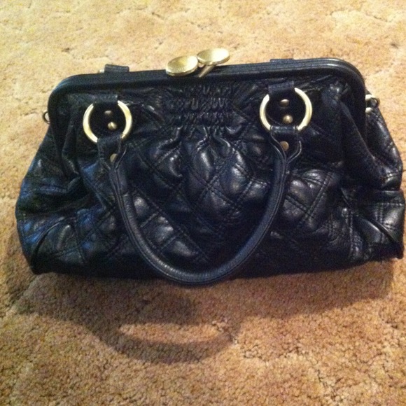 ** Sold** Black quilted Marc Jacobs bag