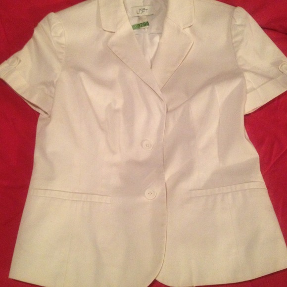 Ann Taylor short sleeve blazer
