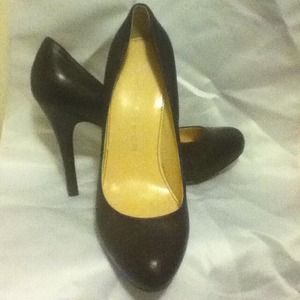 Brown pumps