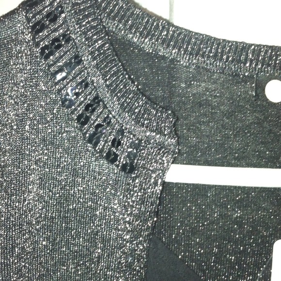 Black Layered sparkly top - Picture 6 of 6