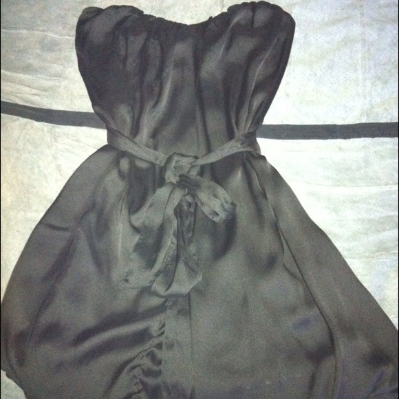 black bubble dress