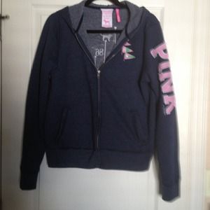Reserved. Victoria Secret PINK  Navy Hoodie
