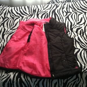 Aéropostale s/p black&pink vest