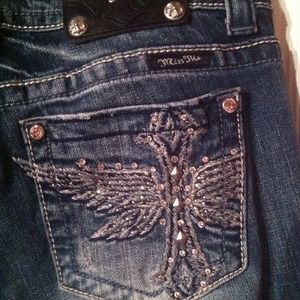 RESERVED.   Miss Me Skinny jeans, only worn once