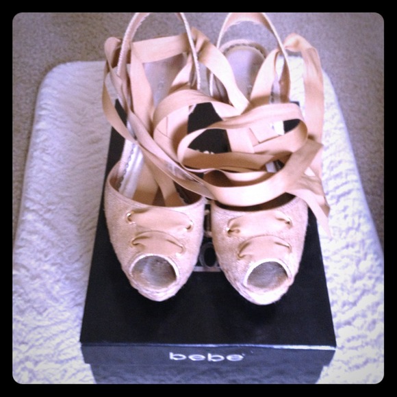 Bebe espadrilles size 9