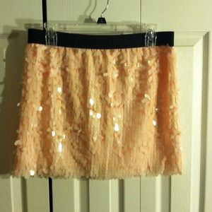 Candie's pink sequin skirt