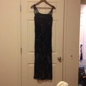 A bebe gown by Sean Mehta.