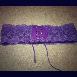 Cute purple belt