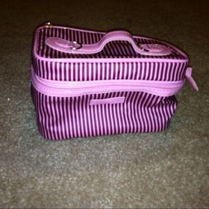Pink makeup bag