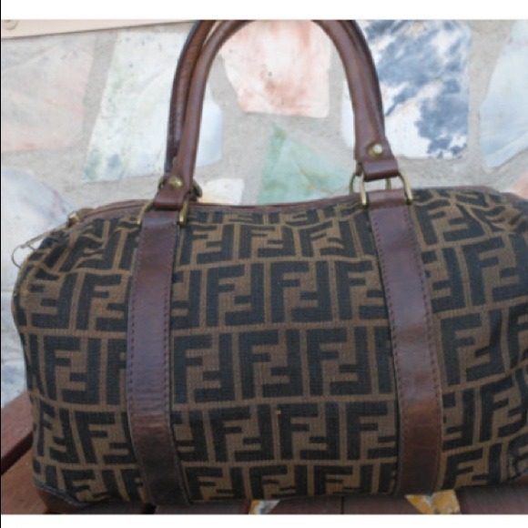SOLD Authentic Fendi Monogram Satchel - Picture 2 of 4