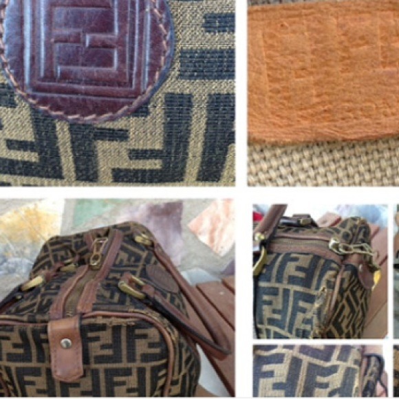 SOLD Authentic Fendi Monogram Satchel - Picture 4 of 4