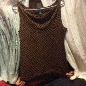 KennethCole Reaction M diagonal plaid  stretchsilk