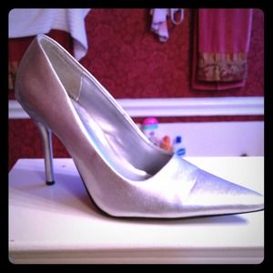 Silver heels