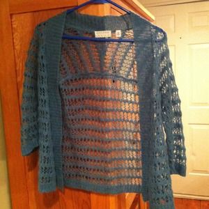NOT AVAILABLE Kimchi & Blue open crochet sweater