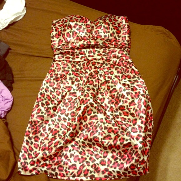 Charlotte Russe animal print dress