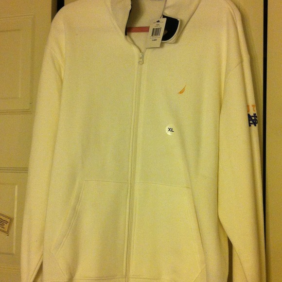 Nautica White Fleece Jacket