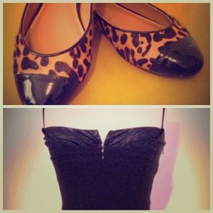 Bundle for @kalynch - leopard flats & black dress