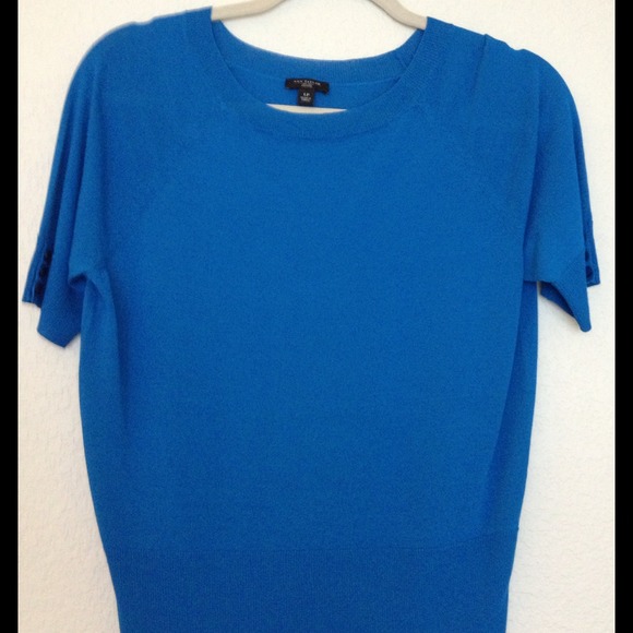 Ann Taylor Sweater Blue - Picture 1 of 3