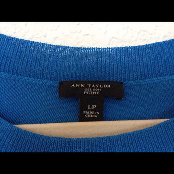 Ann Taylor Sweater Blue - Picture 2 of 3